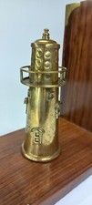 OLD VINTAGE BRASS LIGHTHOUSE Italy SEA CLUB Table Souvenir Rare  picture