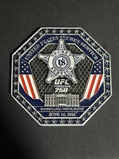 USSS Secret Service UFC Freedom 250 D J Trump Serialized XXX/250 Challenge Coin picture