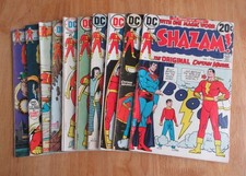 Lot of *10* Lower-Grade 1970s SHAZAM: ≈ #1-22 (VG & VG+) picture