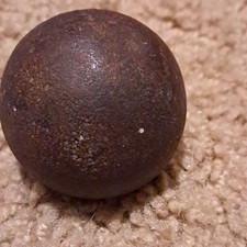Original Civil War (1861-65) Artillery Cannonball / Shot Militaria Ebays Title  picture