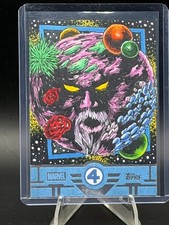 2026 Topps Finest Fantastic Four Ego 1/1 Sketch Card Dan Borgonos Marvel picture