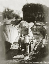 An Old Paiute Indian Woman, California - 1905 - Historic Photo Print picture