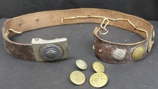 Vintage WW1 Era Imperial German Hate Belt & Buckle Veteran Captured Bringback picture