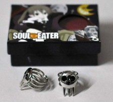 1 Pair Cosplay Ring Soul Eater Death Cosplay 2 Rings Set in box picture