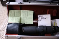 vintage nikon nikkor-p 800mm telephoto lens picture