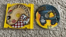 Set Of 2 Vtg Pizza Hut PC GAmES PIE FLIERS Furnace Frenzy Collectible Disc Cdrom picture