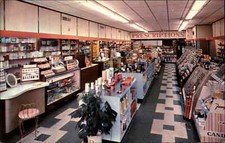 Lambertville New Jersey NJ Bear Apothecary Drugstore Interior Postcard picture