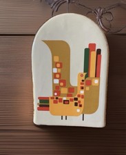 Jonathan Adler Retro 60’s/70’s Vase New With Original Sticker 9x6.5x3.5 Bird’s￼ picture