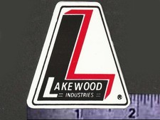 LAKEWOOD Industries - Original Vintage 70's 80's Racing Decal/Sticker  1.78 inch picture