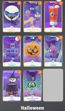 WeWard WeCard Halloween Chapter Cards 1-8 Chapter Chapter Set 1/8 No 9 picture