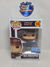 Funko Pop Minor Box Damage Oracle Red Bull Racing Max Verstappen #18 picture