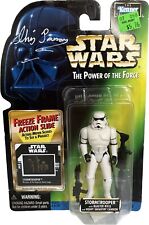 Chris Parsons Stormtrooper Star Wars ANH Signed POTF Action Figure BAS picture