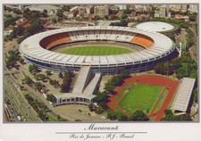 Maracana Stadium Rio de Janeiro Brazil Postcard Aerial View Soccer Futebol picture