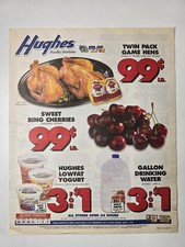 1997 Hughes Family Markets Circular Palmdale CA Downey Savings 8 Pages Original picture