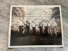 1940's THE HAPPY RAMBLERS / HAYSEED TRIO COUNTRY BLUE GRASS BAND  8x10 PHOTO picture
