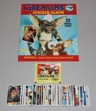 1984 Topps Gremlins Complete 80s Sticker Set #1-180 FULL SET Gizmo Movie ALBUM picture