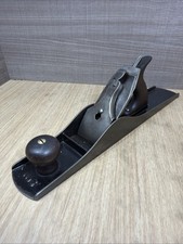  Vintage Stanley No 6 Plane Smooth Sole Woodworking Carpenter Tool V Logo Blade  picture