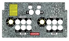 Arcade 1Up Cabinet Street Fighter 2 CPO Overlay Deck Sticker Decal picture