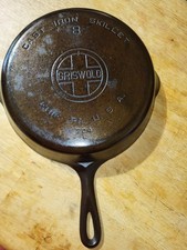Griswold No. 8 704 Large Block Logo Skillet. Fully Restored picture