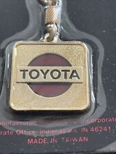 Vintage Napa Retro 80’s Toyota Solid Brass Keychain Key Old Stock High Quality  picture