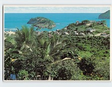 Postcard Aerial View Village of Dennery St. Lucia picture