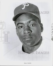 1967 Press Photo Bill White of the Philadelphia Phillies - kfx07204 picture