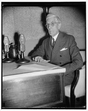 Dr. Francis Townsend 1939 1940 NBC Microphones Townsend Plan Physician picture