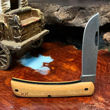 Case XX Crossroads 66387 Maple Handle Slipjoint Clip Point SS Pocketknife picture