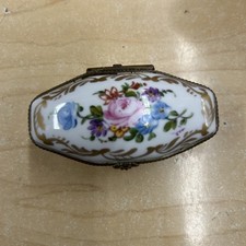 Vintage Limoges Trinket Pill Box France  picture