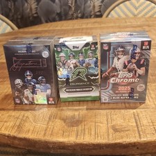 Topps NFL 2025 Lot 3 Sealed Boxes Topps Chrome Football Parallel/Insert picture