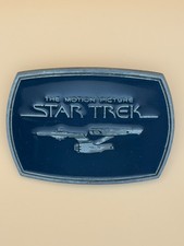 Vintage 1979 Star Trek The Motion Picture USS Enterprise Movie Crew Belt Buckle picture