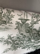 Vintage Kingsway Scenic Toile Upholstery fabric ~BTY picture