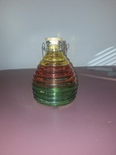 Vintage Glass Bee Hive Trap, Honey-bees, Wasp, Insect Catcher Trap. picture
