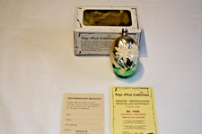 Vintage 1984 Inge-Glass Blown Glass Hand Painted 