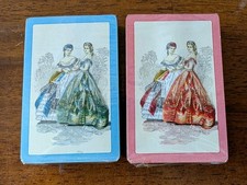 Codey's Lady's Book 1869 Vintage SEALED Playing Cards Two Decks Complete In Box picture