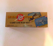Andrews McMeel Desert Storm Card & Map Set 110 Non-Sport Trading Cards 1991 picture