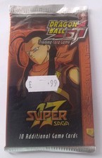 VINTAGE Dragonball GT Super Saga Booster Pack, OPENED, 9 Cards, NO HOLOS, NM picture