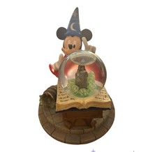 Vintage Walt Disney Mickey Mouse Snow Globe Sorcerer's Apprentice READ picture