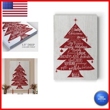 Renditions Gallery Holly Jolly Tree Gallery Wrapped Canvas 36x48 WC23-IHXMAS32-R picture