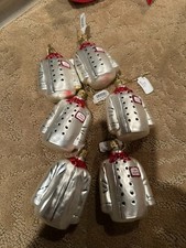 Sur La Table Set of 6 Chef Coat Chirstmas Holiday Ornaments picture
