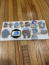 Disney Pin Lot Dumbo And Mama Jumbo Acme Waffle Back Paris Limited Edition picture