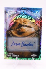 2026 Topps Chrome Star Wars JABBA THE HUTT AUTO LogoFractor 69/77 Autograph #145 picture
