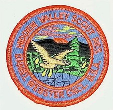 Hidden Valley Scout Reserve Boy Scout Camp Patch Daniel Webster Council BSA picture