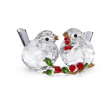 Swarovski Crystal IDYLLIA Bird Couple and Berries Figurine 5701371 picture
