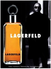 PRINT AD, 1998 Karl Lagerfeld Classic 90's Department Stores Foley's Kaufmann's picture