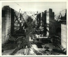 1912 Press Photo Panama Canal's Gatn lower locks and upper and middle locks. picture