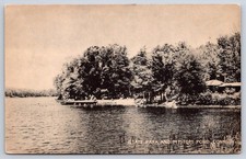 Antique Connecticut Postcard LITCHFIELD Mt Tom State Park Pond picture