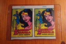 1986 REYAUCA SUPER AMIGOS MARVEL DC COMICS UNOPENED STICKER PACK - VENEZUELA   picture