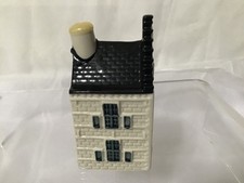 KLM blue delft house #82 by BOLS , EMPTY, damaged picture