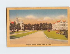 Postcard Oglethorpe University Entrance Atlanta Georgia USA picture